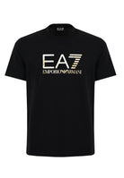 T-shirt Core Identity in jersey di cotone Black Gold 
