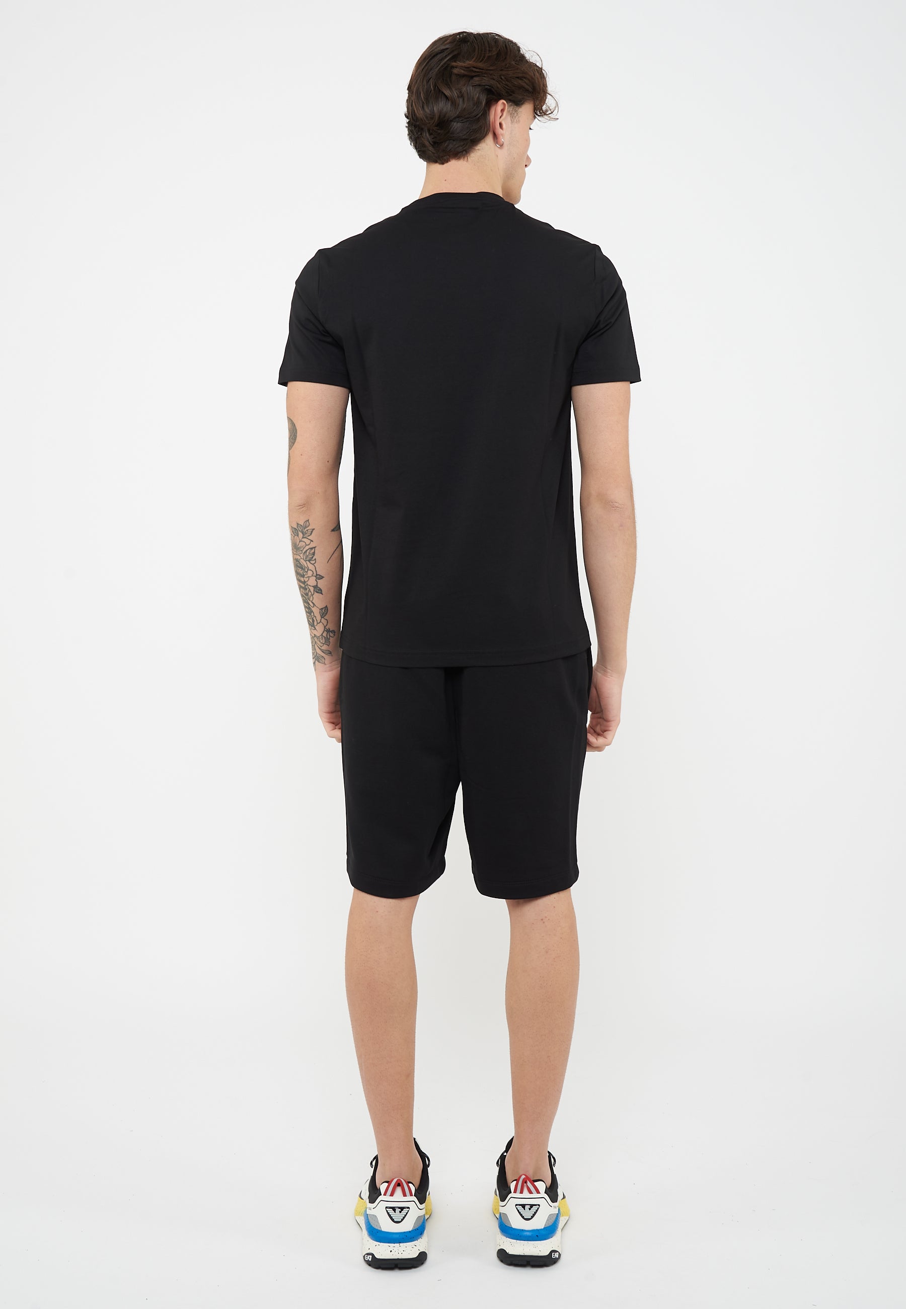 T-shirt Core Identity in jersey di cotone Black Gold 