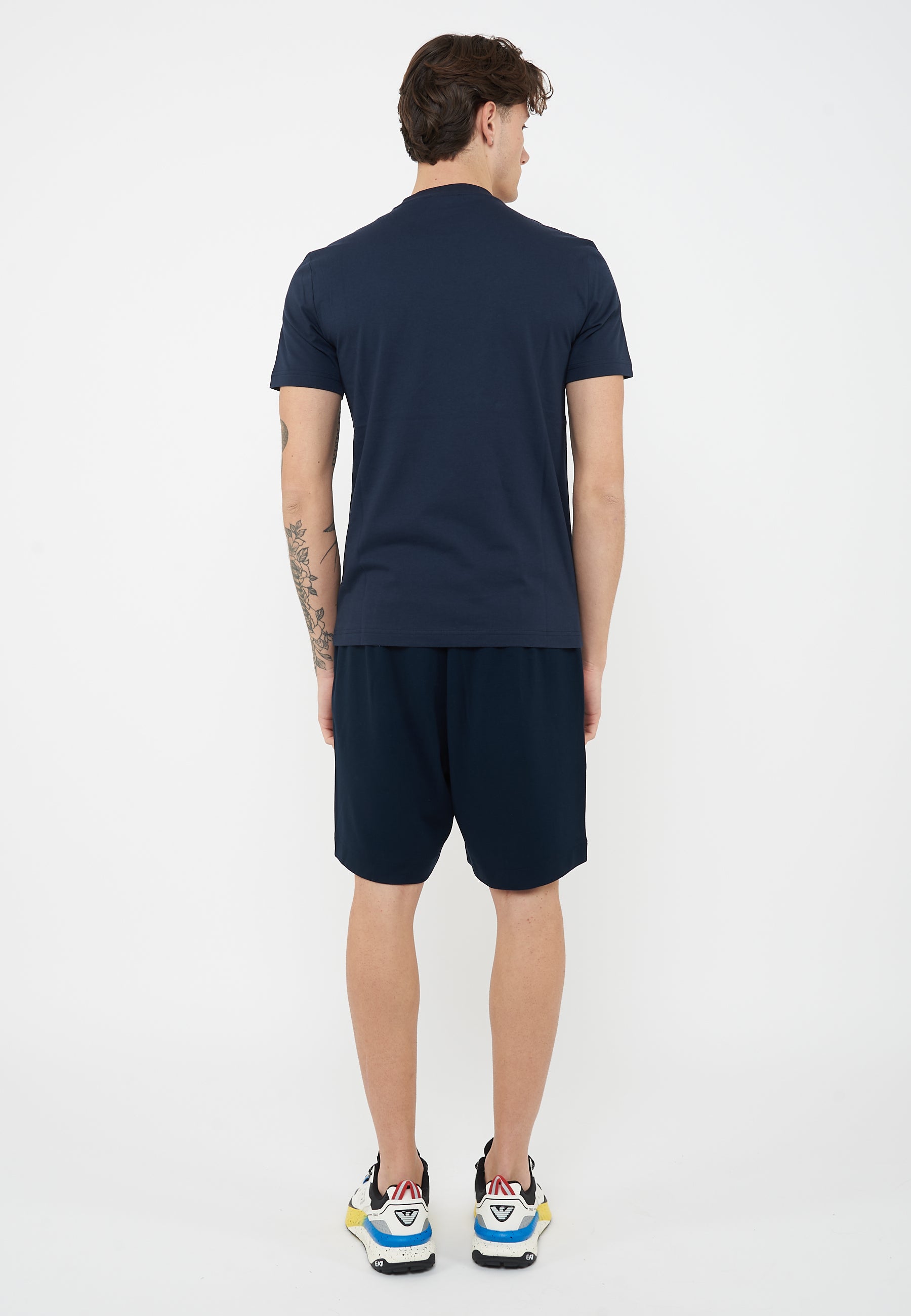 T-shirt Core Identity in jersey di cotone Blue 
