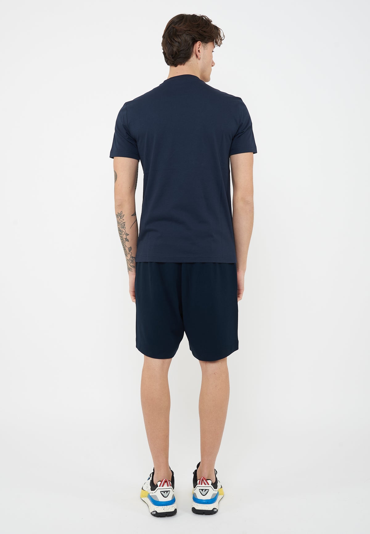 T-shirt Core Identity in jersey di cotone Blue 