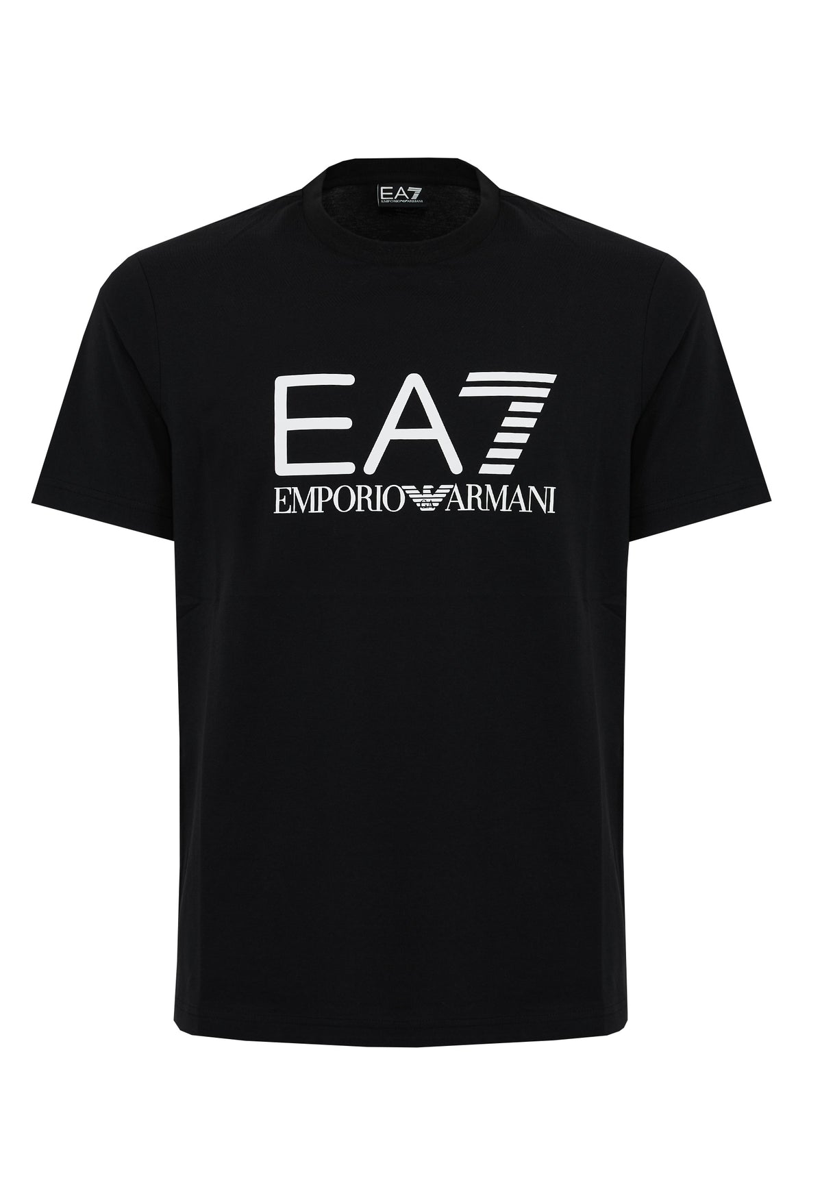 T-shirt Core Identity in jersey di cotone Black 