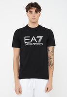 T-shirt Core Identity in jersey di cotone Black 