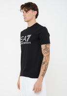 T-shirt Core Identity in jersey di cotone Black 
