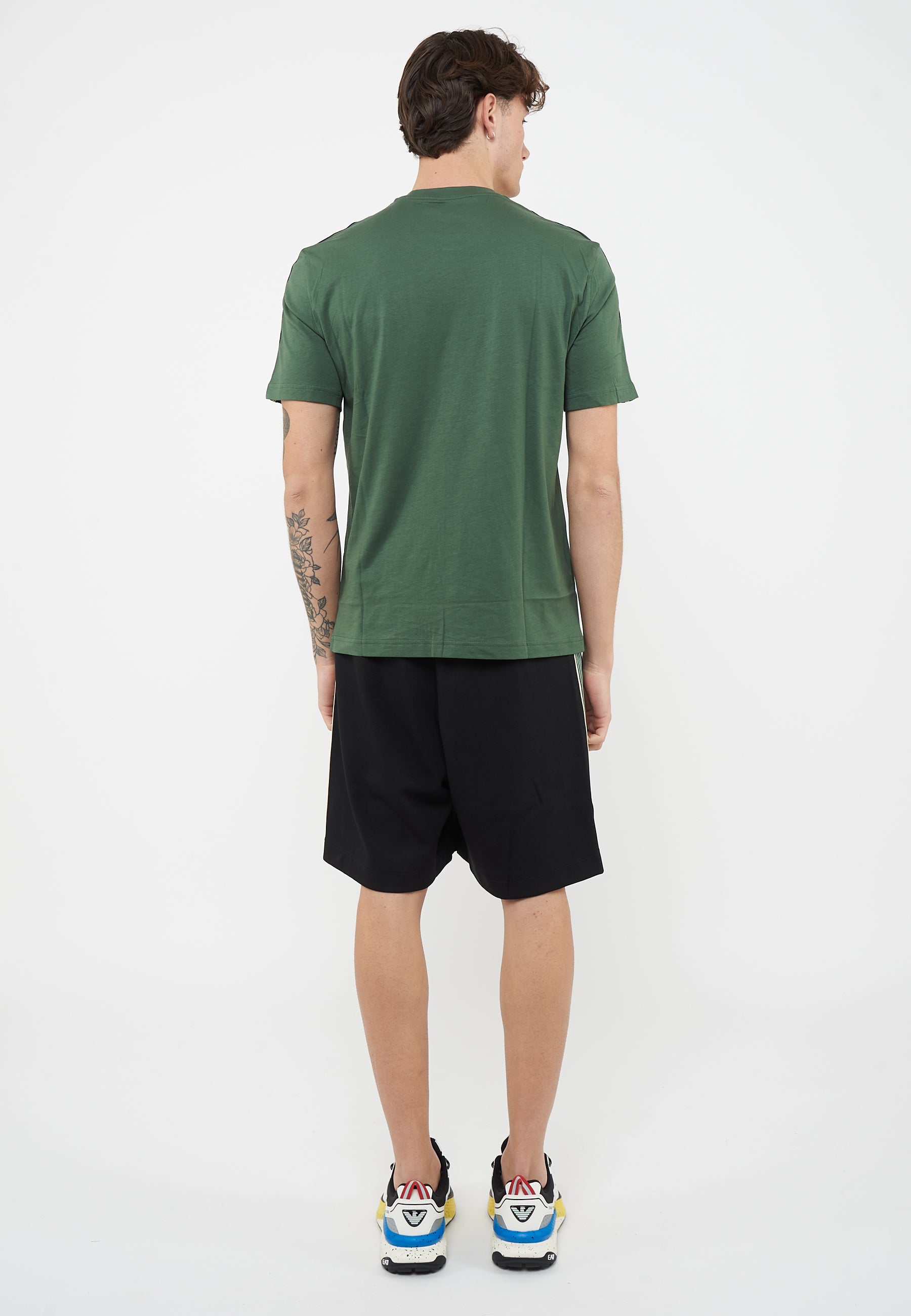 T-shirt girocollo Logo Series in cotone Cilantro 