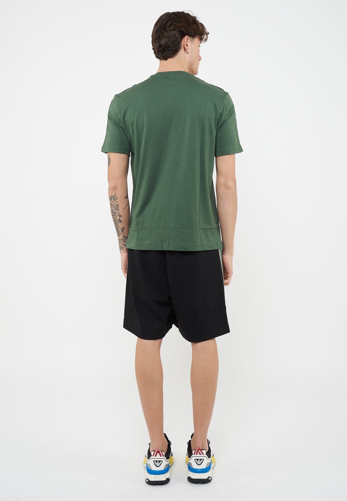 T-shirt girocollo Logo Series in cotone Cilantro 