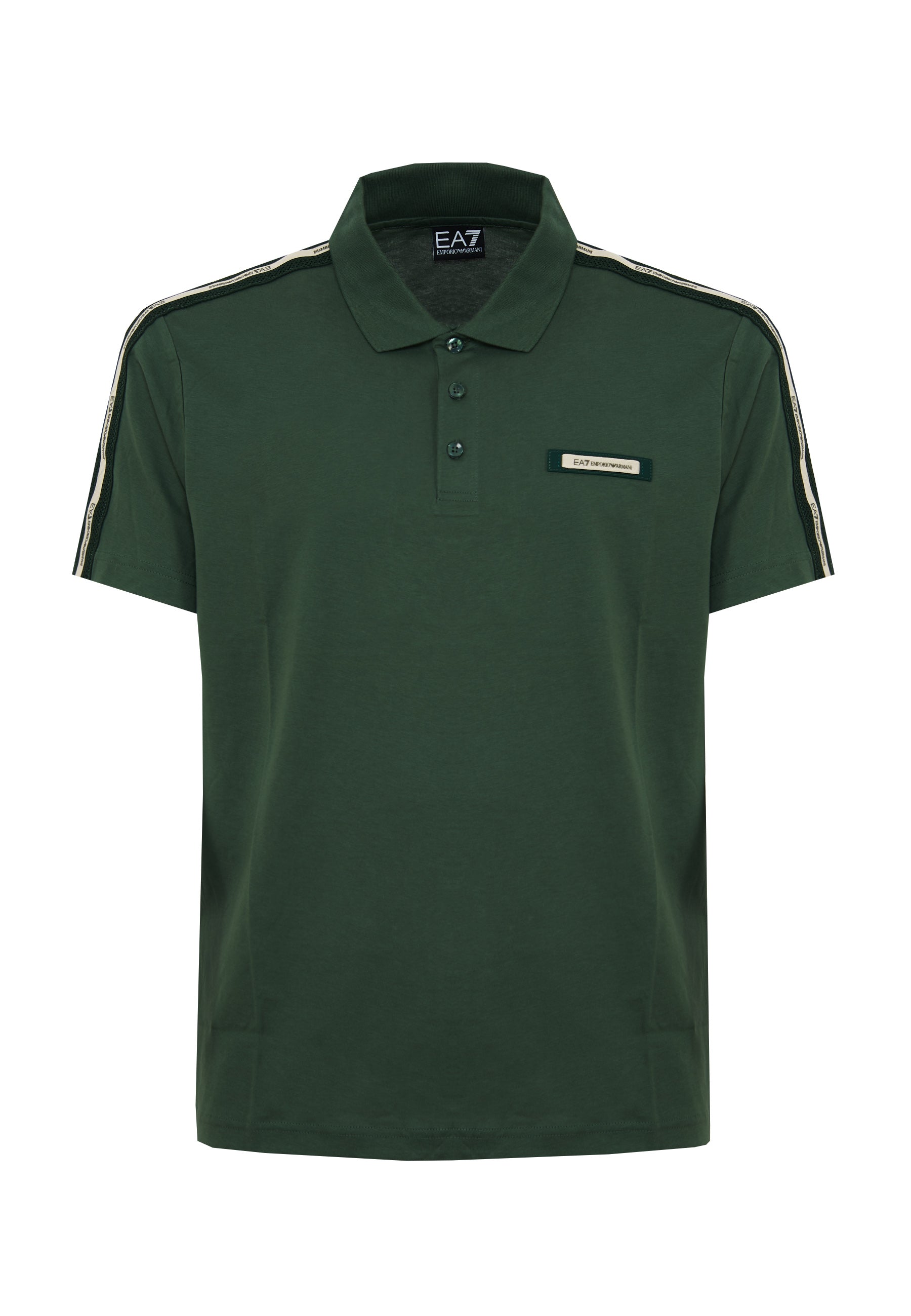 Polo Logo Series in jersey di cotone Cilantro 