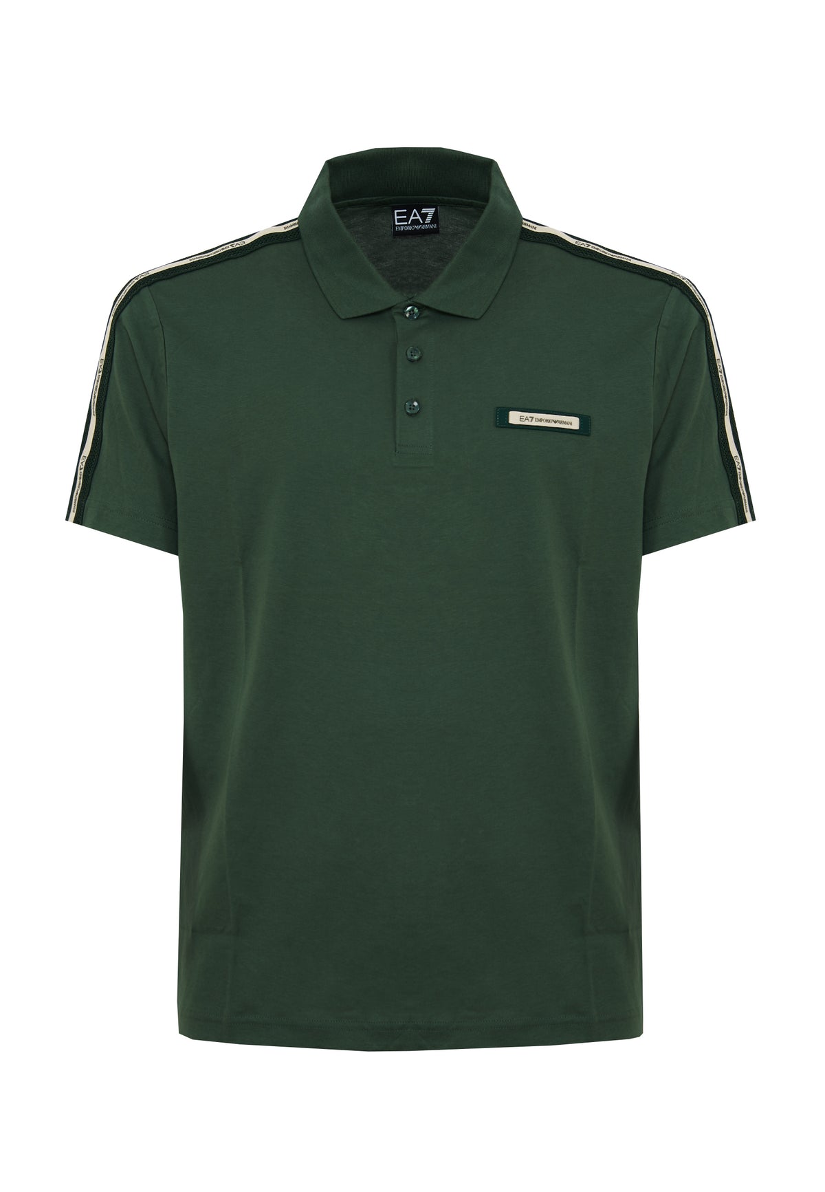 Polo Logo Series in jersey di cotone Cilantro 