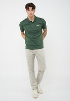 Polo Logo Series in jersey di cotone Cilantro 