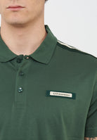 Polo Logo Series in jersey di cotone Cilantro 