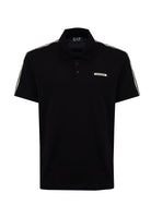 Polo Logo Series in jersey di cotone Black 