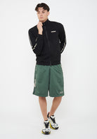 Felpa Logo Series in interlok di misto cotone Black 