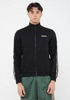 Felpa Logo Series in interlok di misto cotone Black 