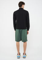Felpa Logo Series in interlok di misto cotone Black 