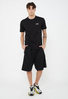 Bermuda Logo Series in interlok di misto cotone Black 