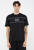 T-shirt Logo Series Boy in cotone Black 