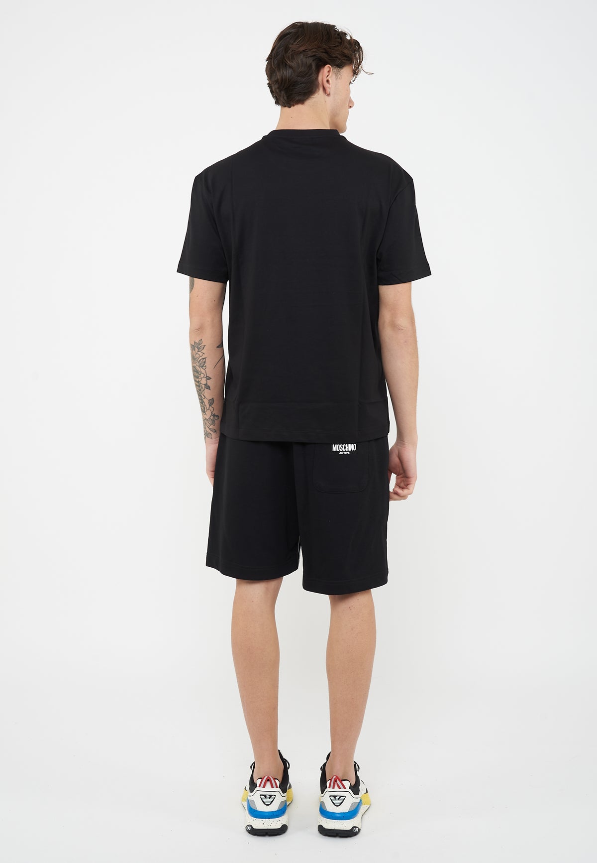 Boy's Cotton Logo Series T-shirt Black