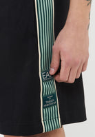 Bermuda Logo Series in interlok di misto cotone Black 