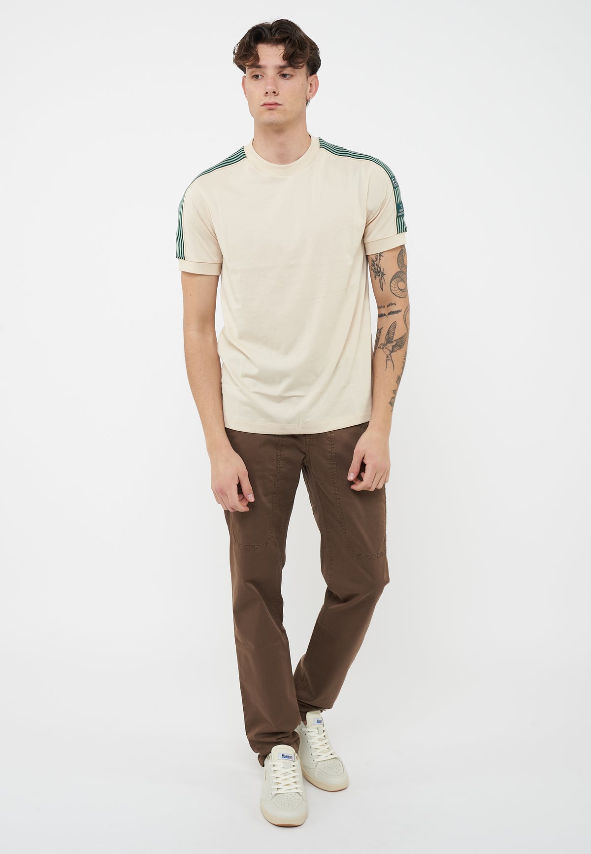T-shirt Logo Series Boy in cotone Fog 