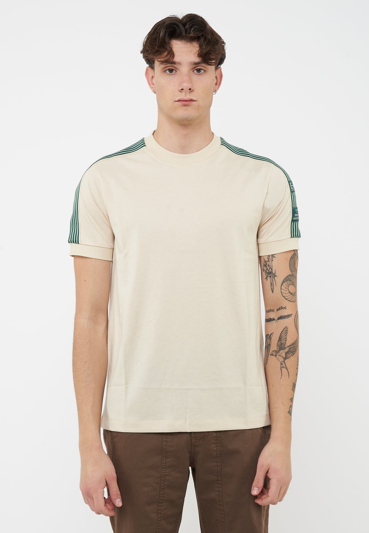 T-shirt Logo Series Boy in cotone Fog 