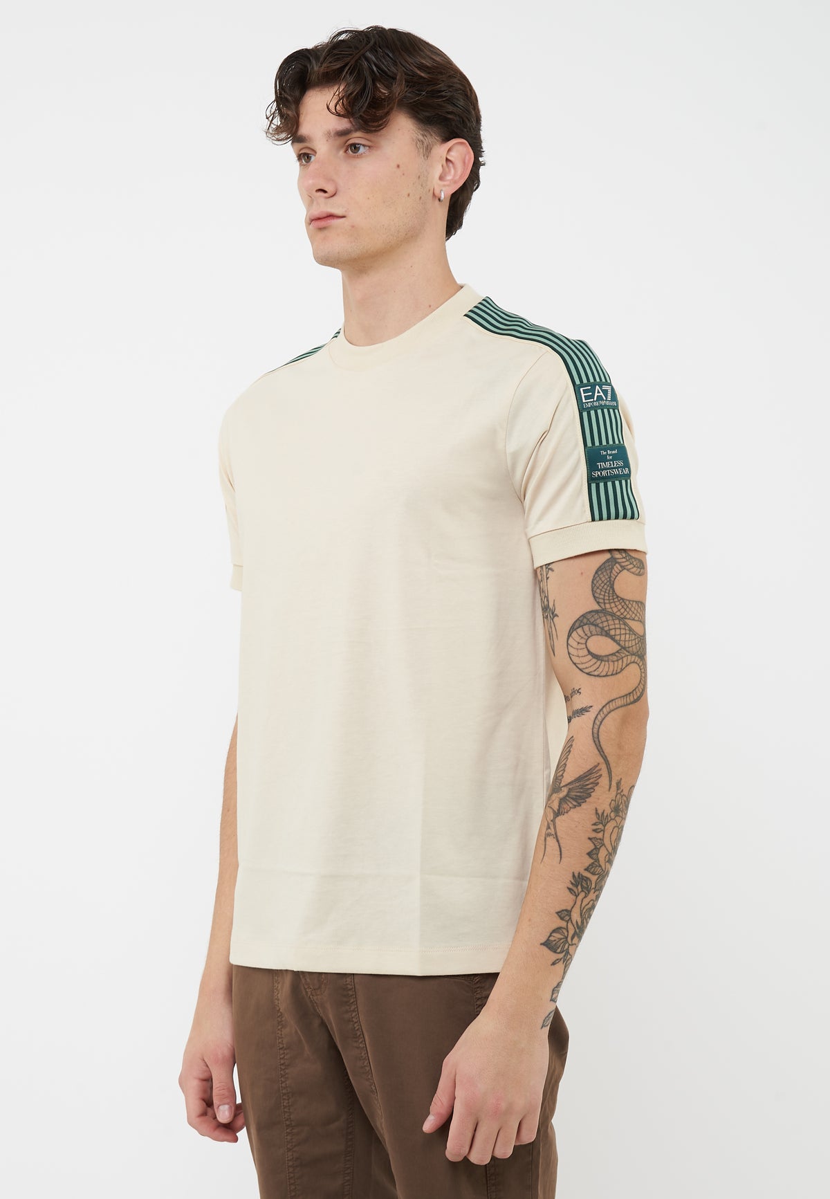 T-shirt Logo Series Boy in cotone Fog 