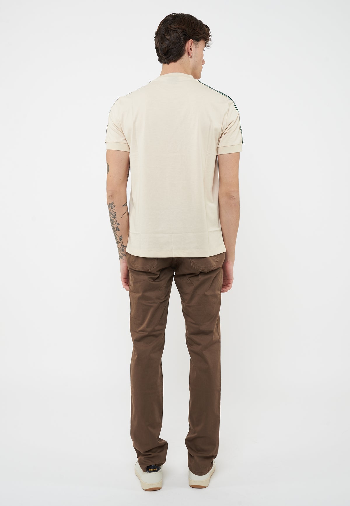 T-shirt Logo Series Boy in cotone Fog 