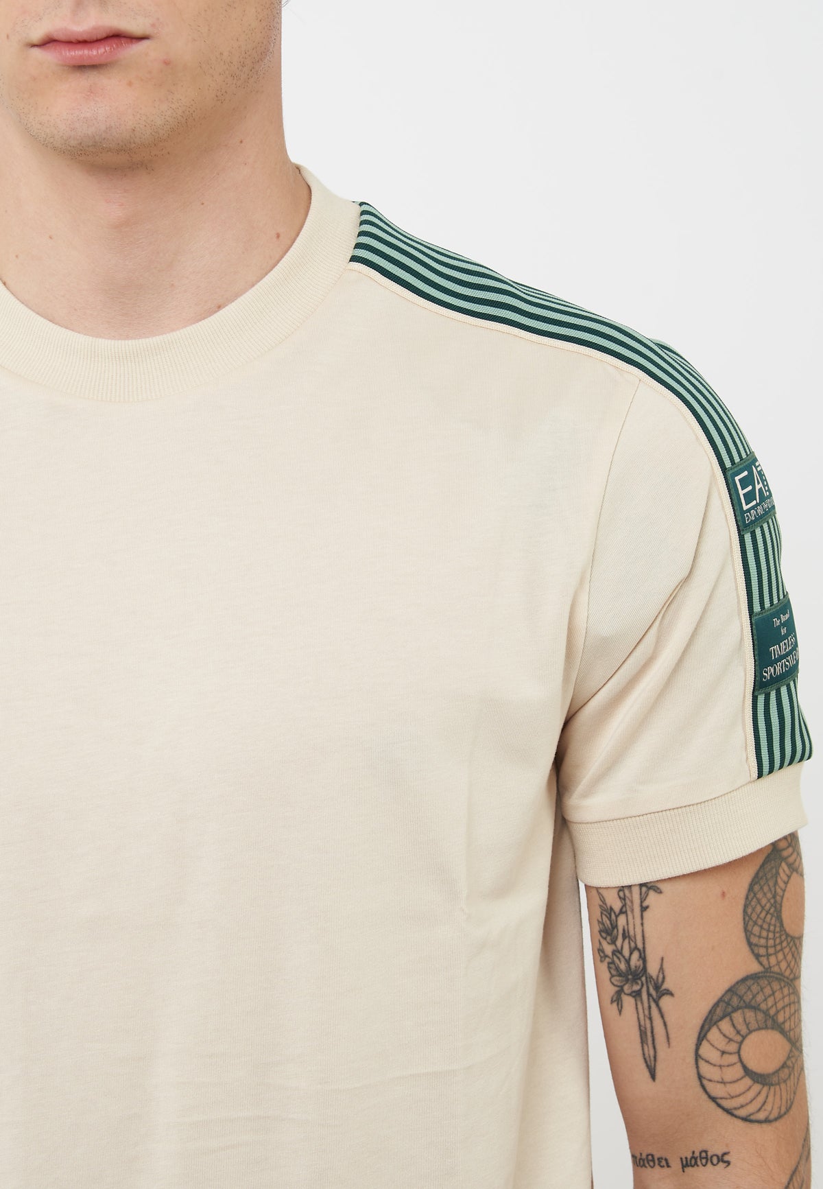 T-shirt Logo Series Boy in cotone Fog 