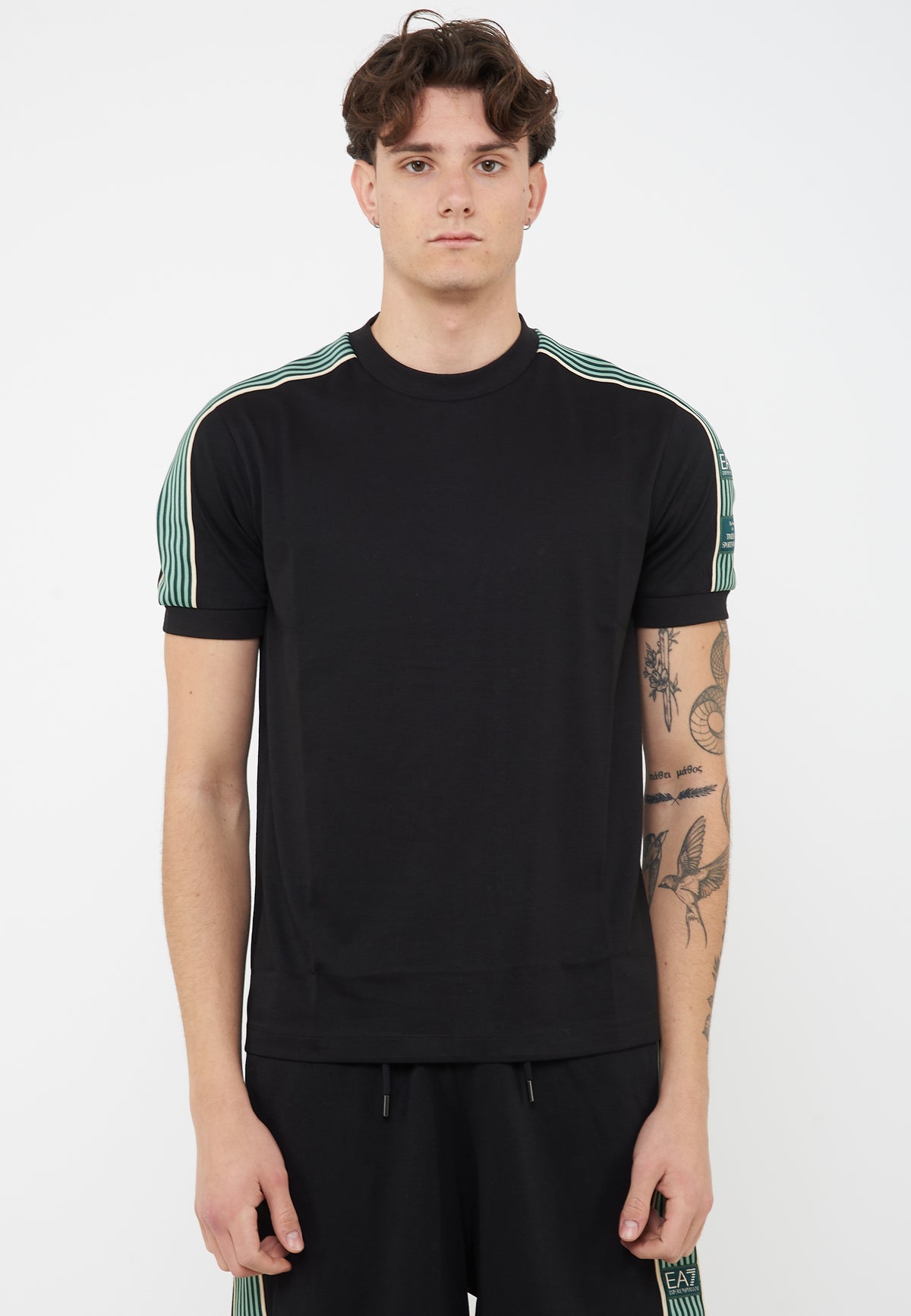 T-shirt Logo Series Boy in cotone Black 