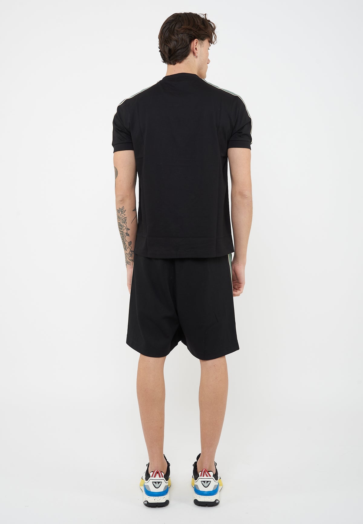 T-shirt Logo Series Boy in cotone Black 