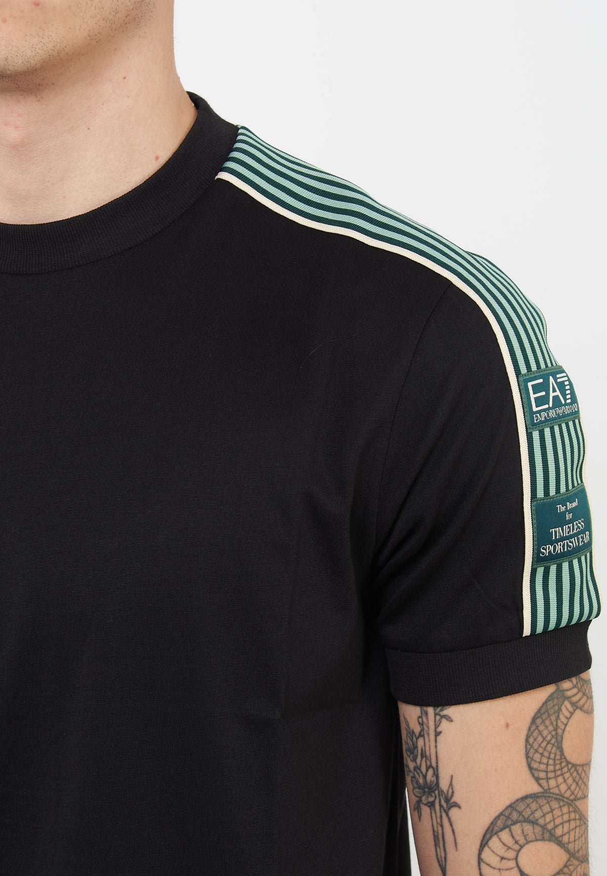 T-shirt Logo Series Boy in cotone Black 