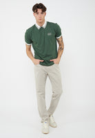 Polo Tennis Club in piquet di cotone stretch Cilantro 