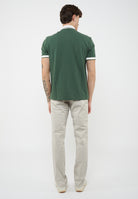 Polo Tennis Club in piquet di cotone stretch Cilantro 