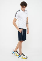 Bermuda Logo Series in misto cotone Blue 