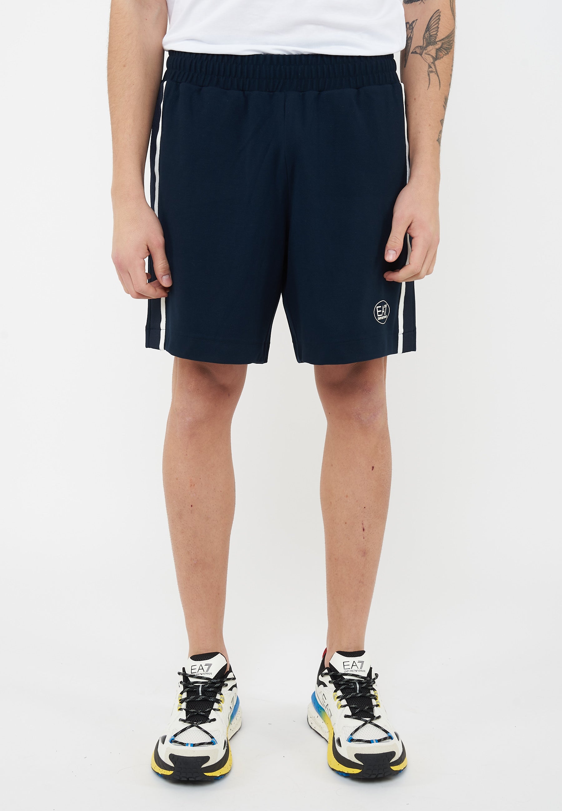Bermuda Logo Series in misto cotone Blue 