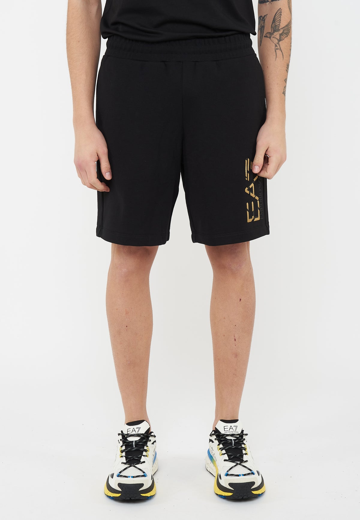 Bermuda Premium Label in cotone Black 