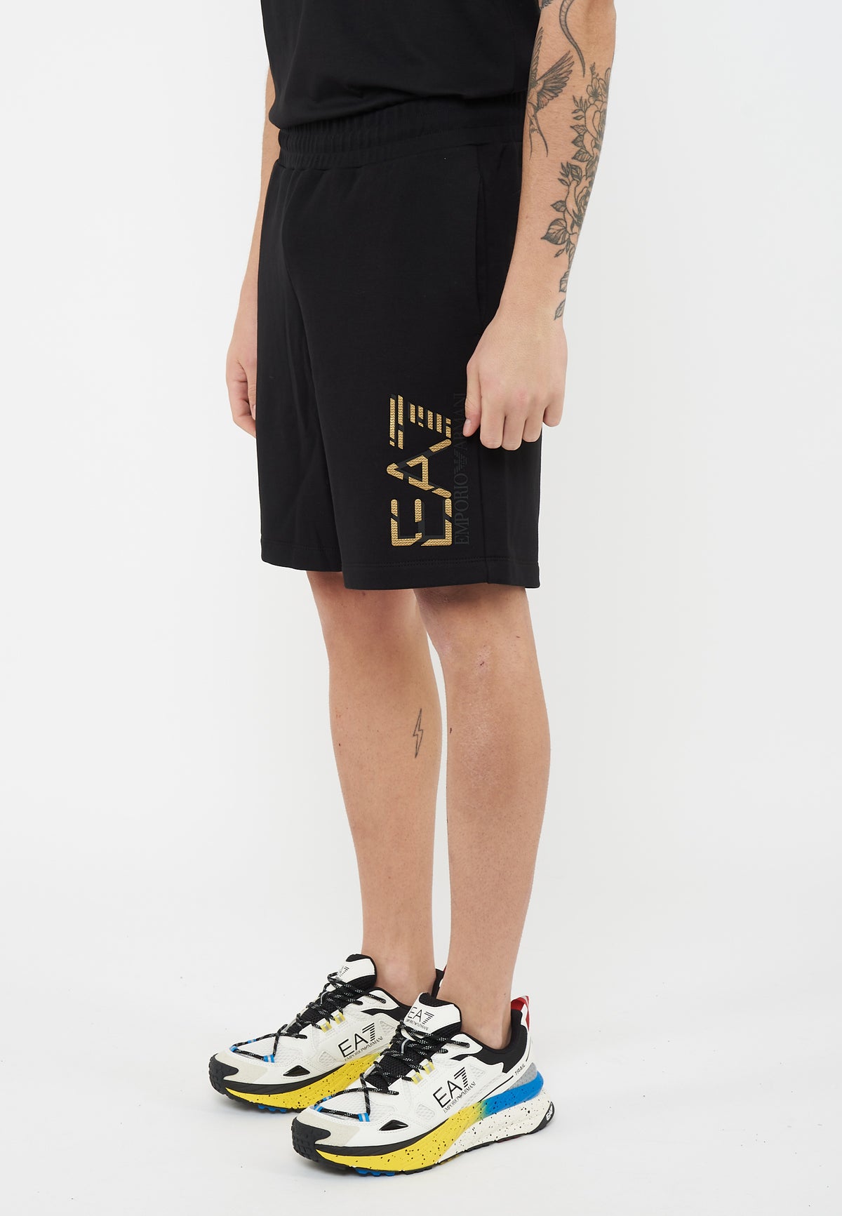 Bermuda Premium Label in cotone Black 