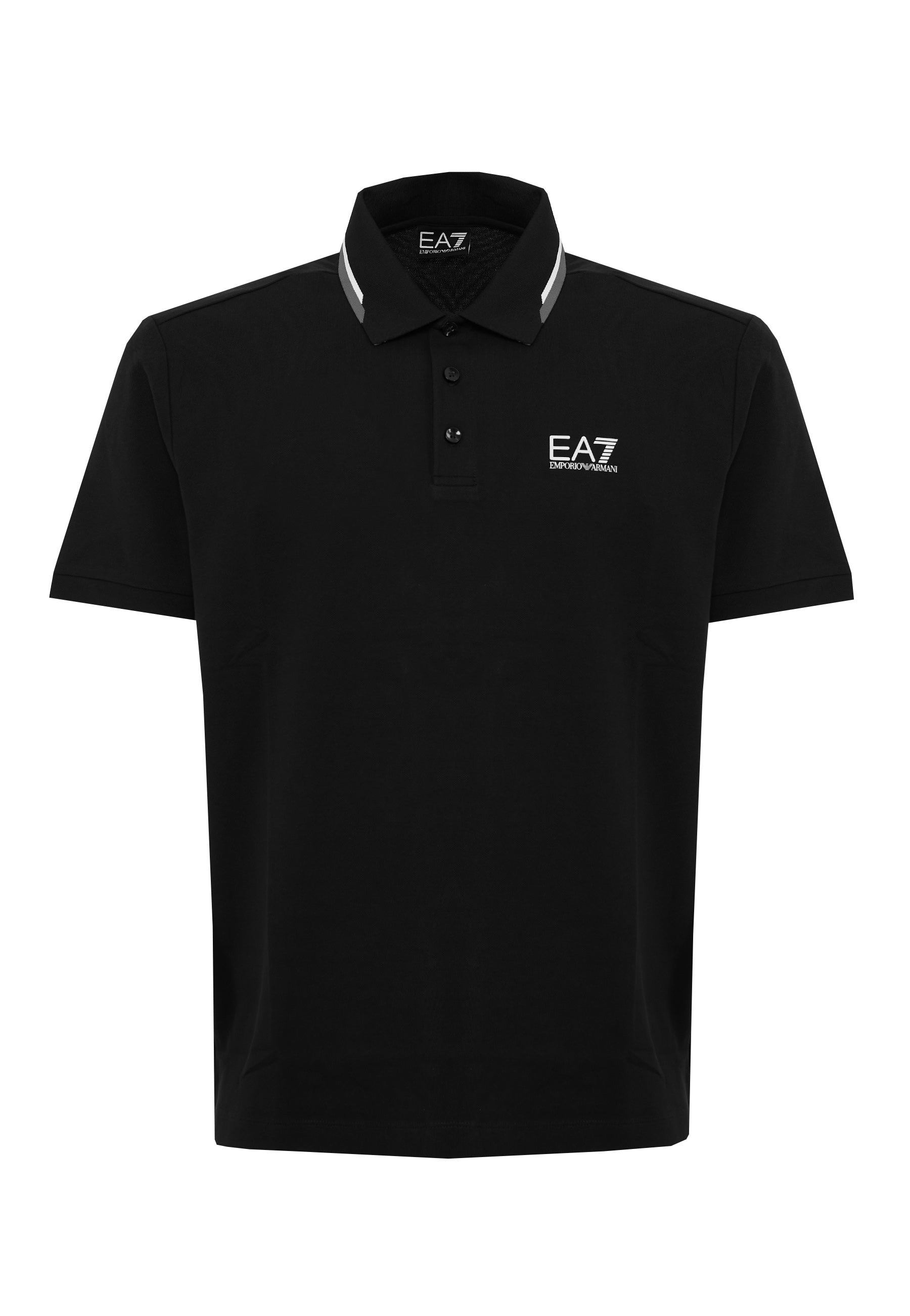 Polo Summer block in cotone stretch Black 