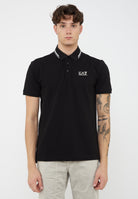 Polo Summer block in cotone stretch Black 