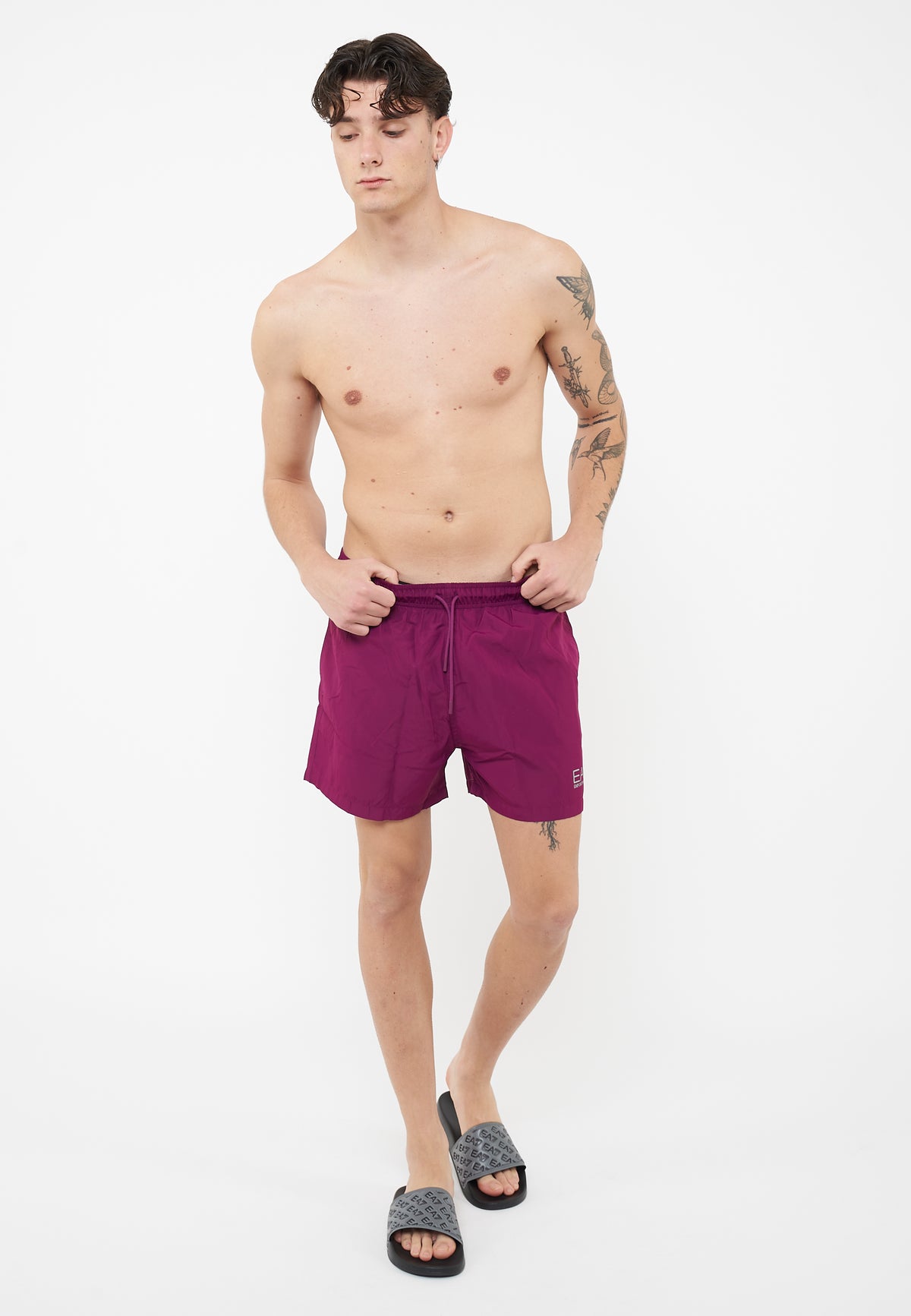 Costume Da Bagno Con Logo Corsican Plum caspia 