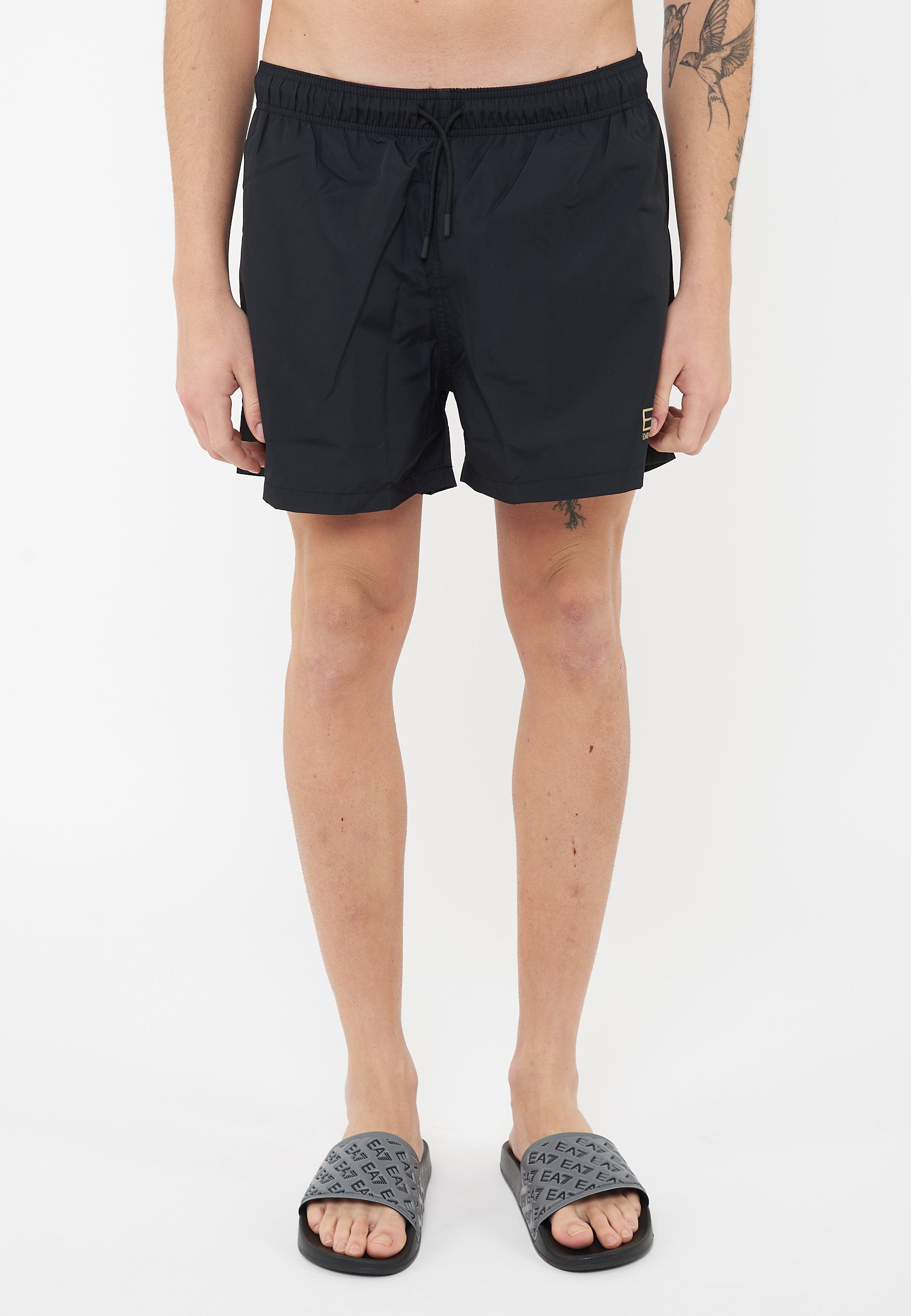 Costume Da Bagno Con Logo Corsican Black Gold 