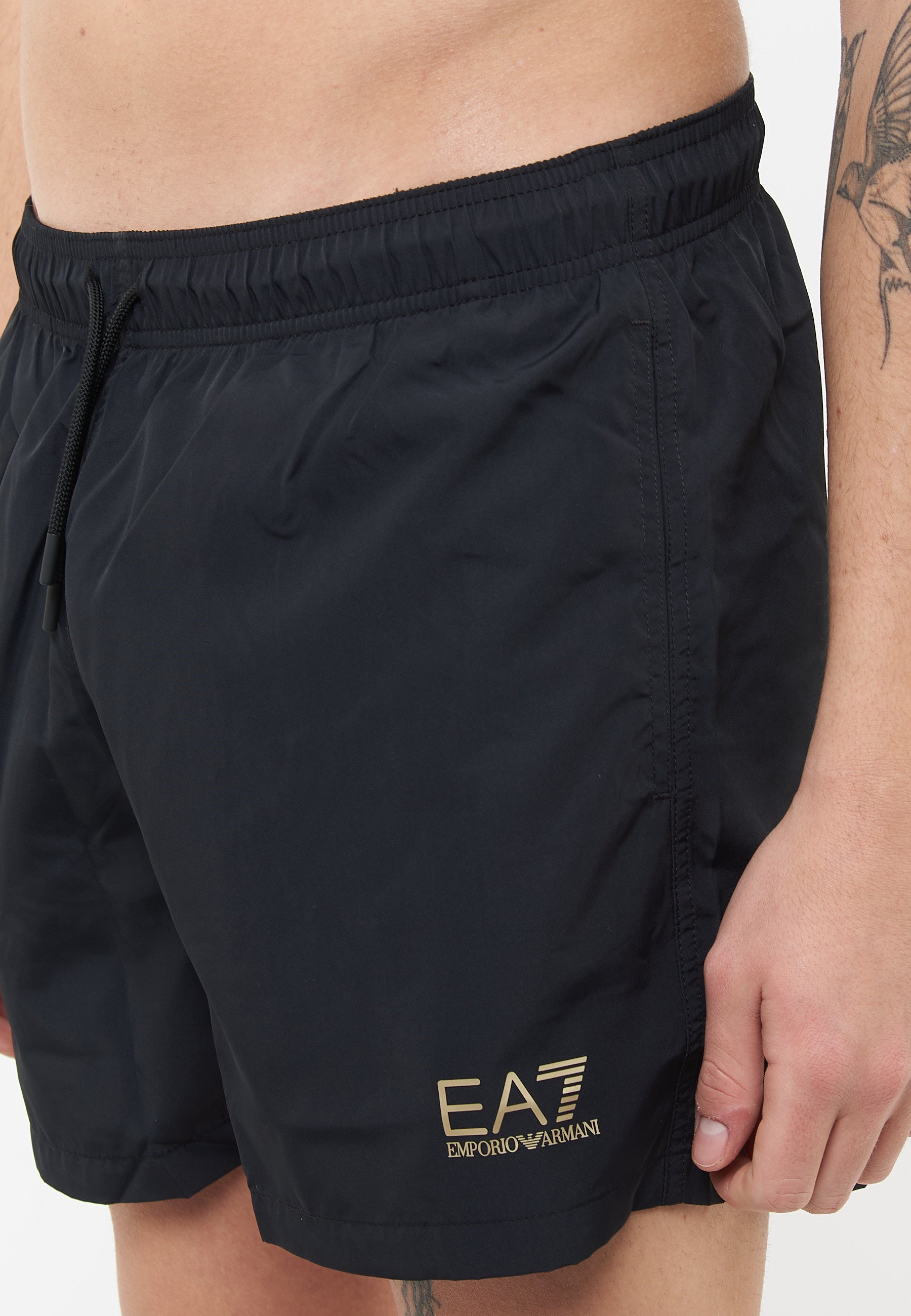 Costume Da Bagno Con Logo Corsican Black Gold 