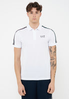 Polo in jersey di cotone Italian Spirit White 