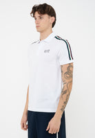 Polo in jersey di cotone Italian Spirit White 