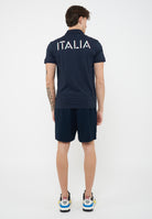 Polo in jersey di cotone Italian Spirit Blue 