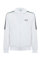 Felpa con cappuccio in jersey Italian Spirit White 