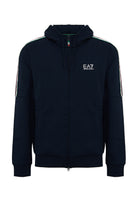 Felpa con cappuccio in jersey Italian Spirit Blue 