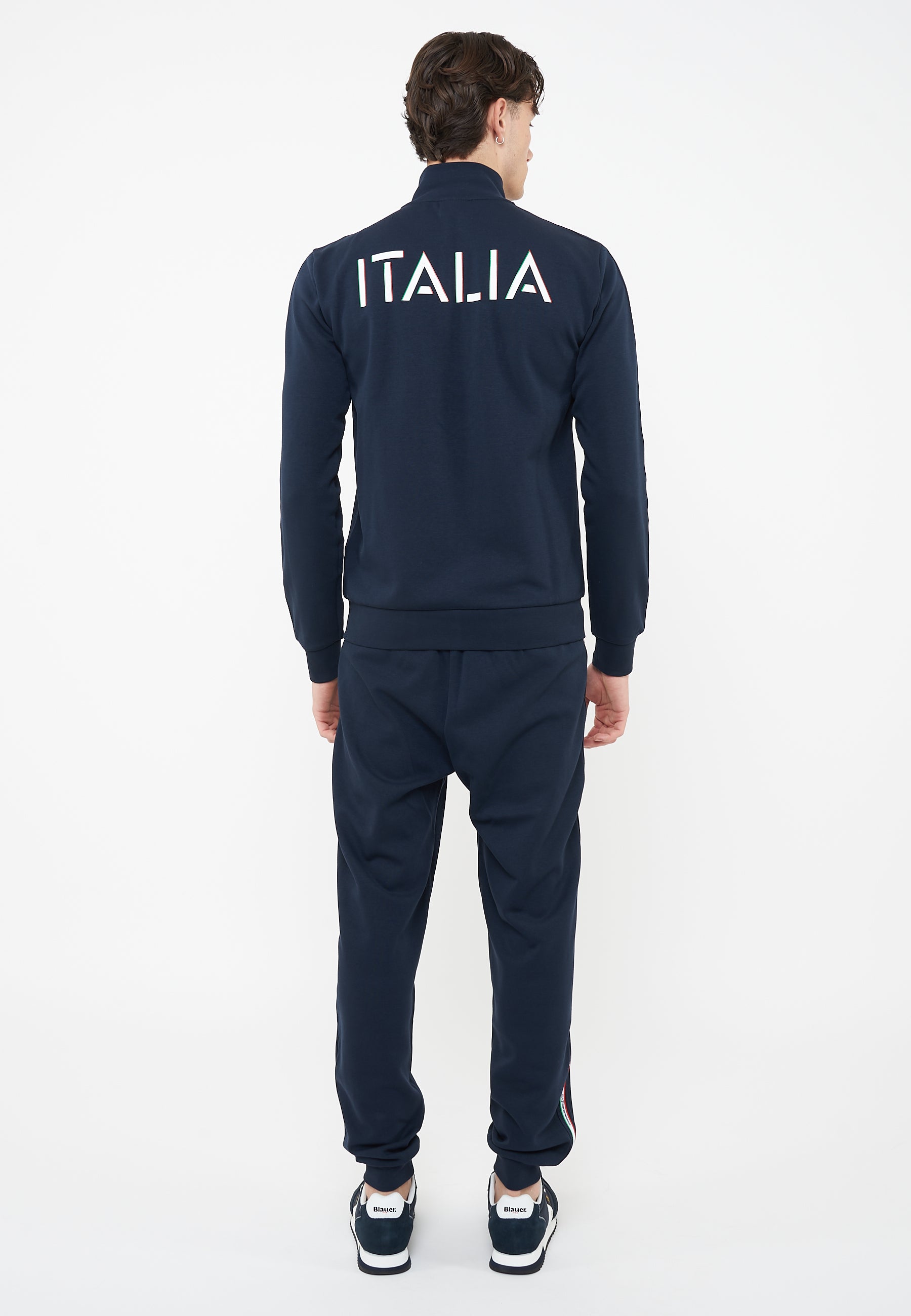 Tuta  in jersey Italian Spirit White 