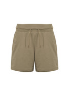 Core Lady Roasted Cashew Drawstring Fleece Shorts