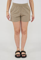 Core Lady Roasted Cashew Drawstring Fleece Shorts
