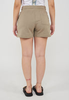 Core Lady Roasted Cashew Drawstring Fleece Shorts