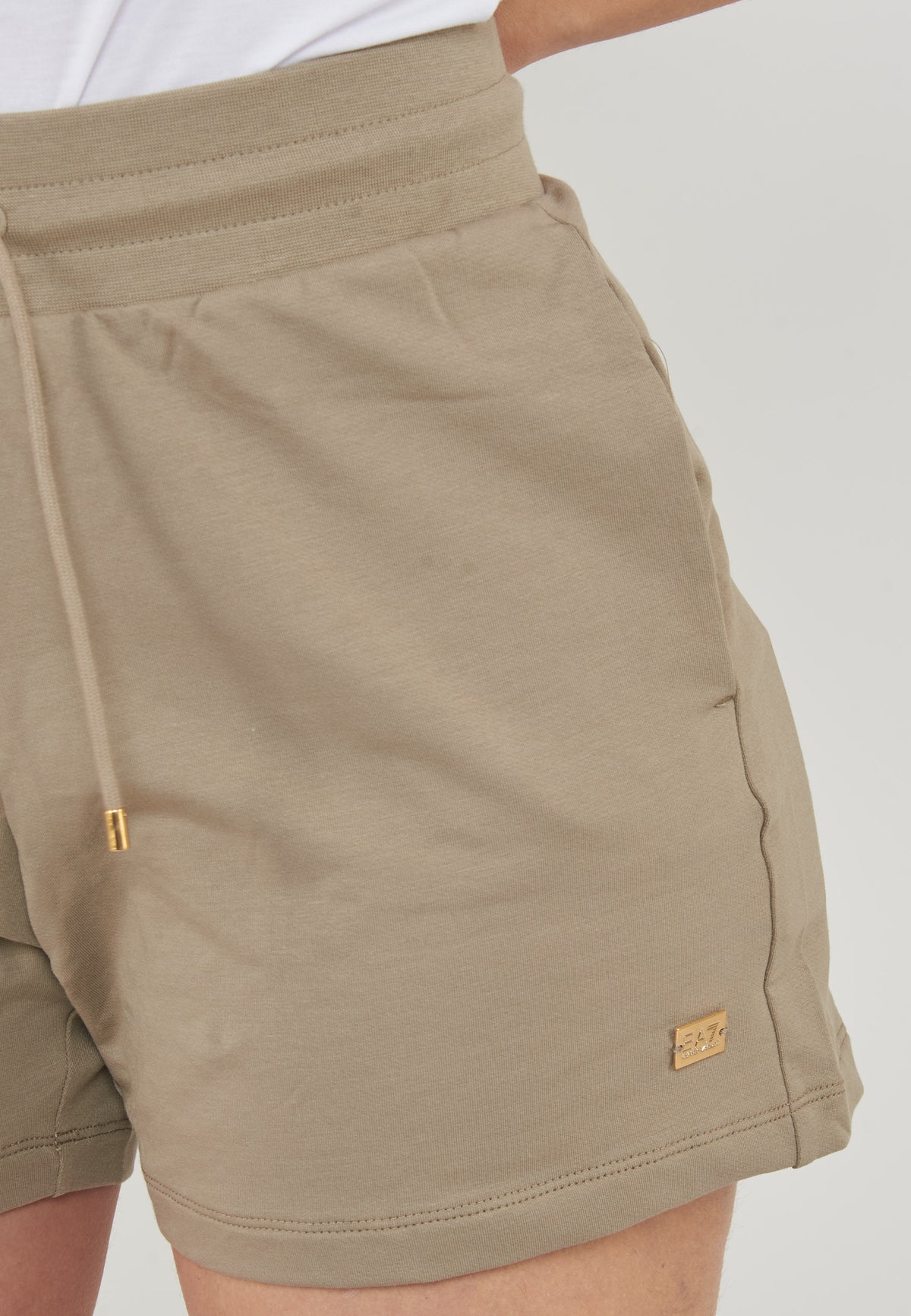 Core Lady Roasted Cashew Drawstring Fleece Shorts